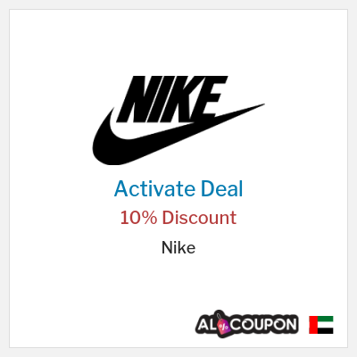 Coupon discount code for Nike Deals up to 10% OFF