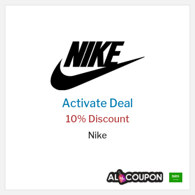 Coupon discount code for Nike Deals up to 10% OFF