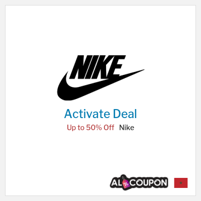 Coupon discount code for Nike Up to 50% Deals