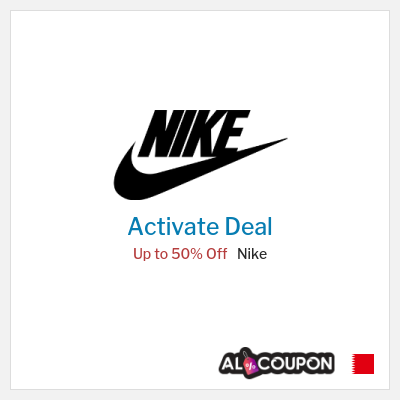 Coupon discount code for Nike Up to 50% Deals