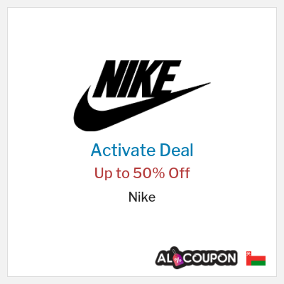 Coupon discount code for Nike Up to 50% Deals