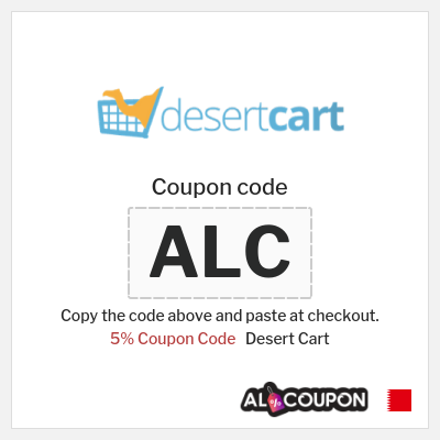 Coupon for Desert Cart (ALC) 5% Coupon Code