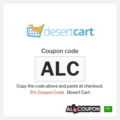 Coupon for Desert Cart (ALC) 5% Coupon Code