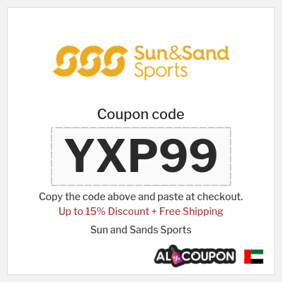 Coupon for Sun and Sands Sports (YXP99) Up to 15% Discount + Free Shipping