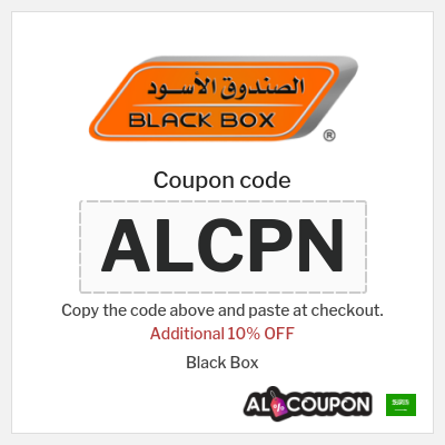 Coupon for Black Box (ALCPN) Additional 10% OFF