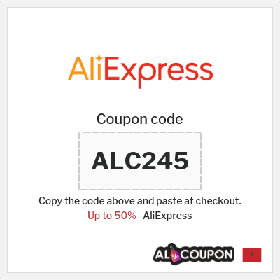 Coupon discount code for AliExpress Discounts up to 50% Off
