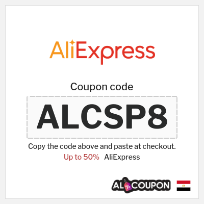 Coupon discount code for AliExpress Discounts up to 50% Off