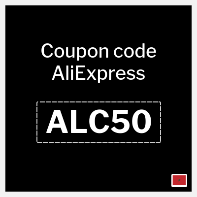 Coupon discount code for AliExpress Discounts up to 50% off