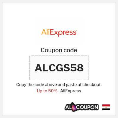 Coupon discount code for AliExpress Discounts up to 50% off