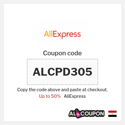 Coupon discount code for AliExpress Discounts up to 50% Off