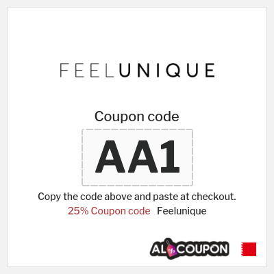 Coupon for Feelunique (AA1) 25% Coupon code