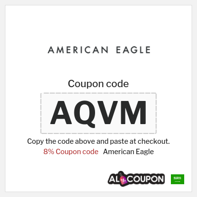 Coupon discount code for American Eagle Exclusive 8% Coupons