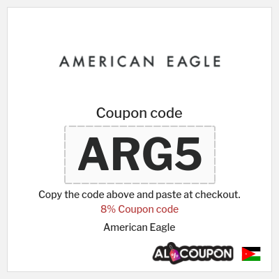 Coupon discount code for American Eagle Exclusive 8% coupons