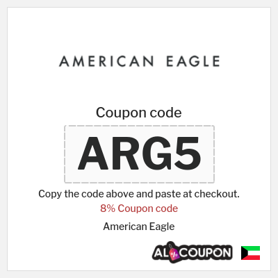 Coupon discount code for American Eagle Exclusive 8% coupons