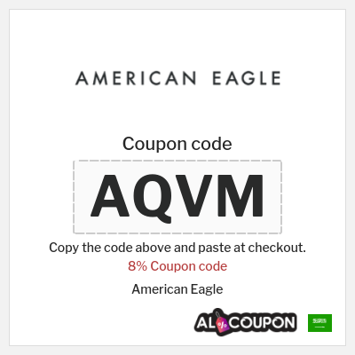 Coupon discount code for American Eagle Exclusive 8% coupons