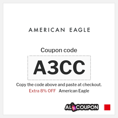 American Eagle Coupon (A3CC) American Eagle Offer Code Bahrain