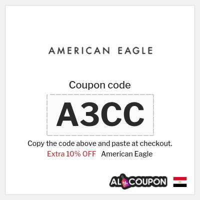 American Eagle Coupon (A3CC) American Eagle Offer Code Egypt