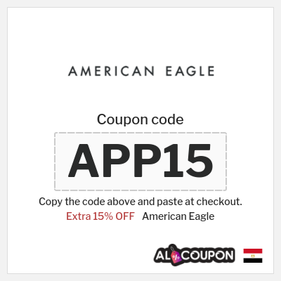 American Eagle Coupon (APP15) American Eagle Offer Code Egypt
