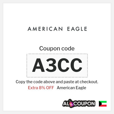 American Eagle Coupon (A3CC) American Eagle Offer Code Kuwait