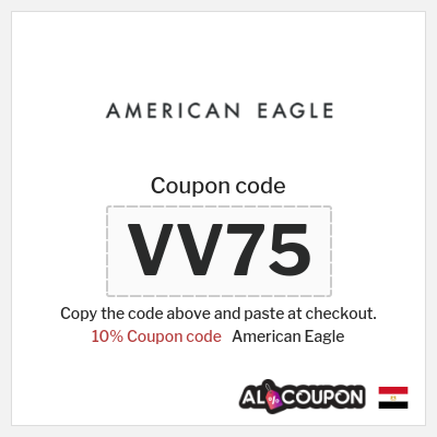 Coupon for American Eagle (VV75) 10%  Coupon code