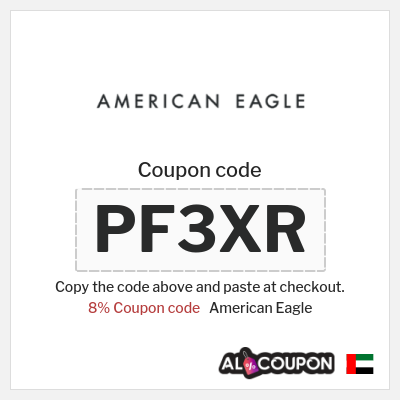 Coupon for American Eagle (PF3XR) 8% Coupon code