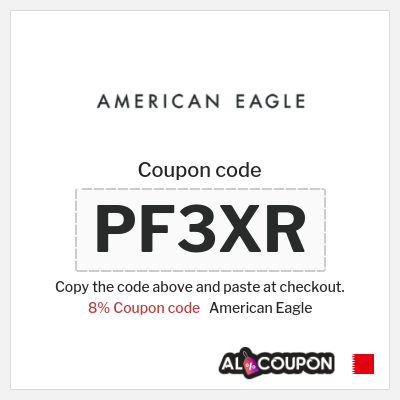 Coupon for American Eagle (PF3XR) 8% Coupon code