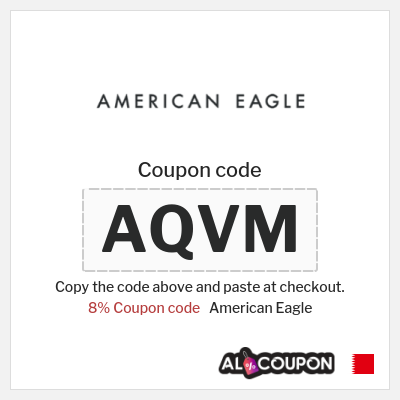 American Eagle Coupon (AQVM) American Eagle Promo Code | 8% OFF