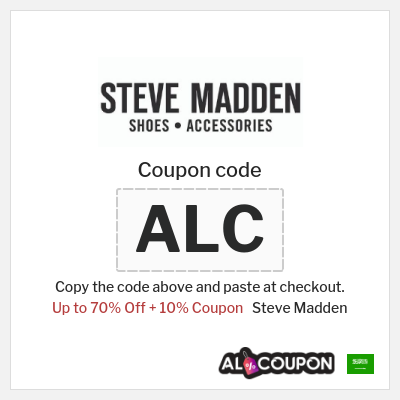 Coupon discount code for Steve Madden Verified 10% Discount Codes