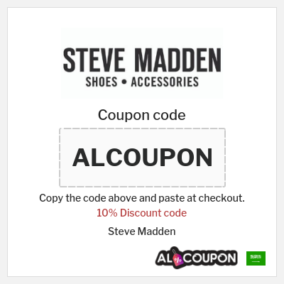 Coupon discount code for Steve Madden 10% OFF