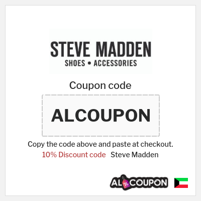 Coupon discount code for Steve Madden 10% OFF