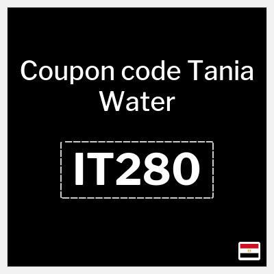 Coupon discount code for Tania Water 15% OFF promo code