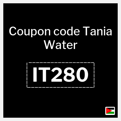 Coupon discount code for Tania Water 15% OFF promo code