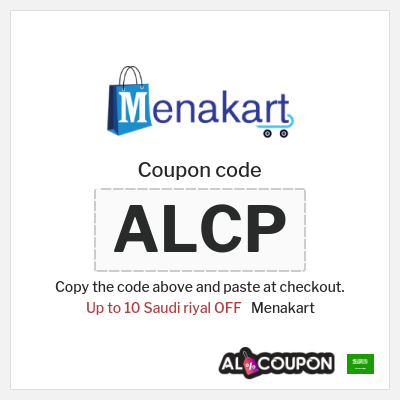 Coupon discount code for Menakart 40 Saudi riyal OFF Coupon Code