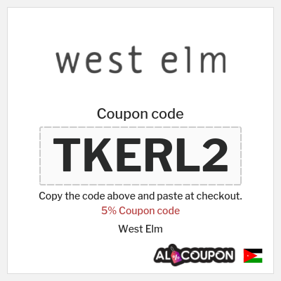 Coupon discount code for West Elm Up to 70% Discounts + 5% Coupons 