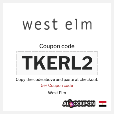 Coupon discount code for West Elm Up to 70% Discounts + 5% Coupons 