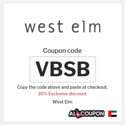 Coupon discount code for West Elm Up to 70% Discounts + 5% Coupons 