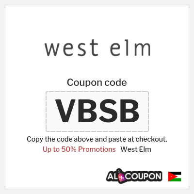 Coupon discount code for West Elm Up to 70% Discounts + 5% Coupons 