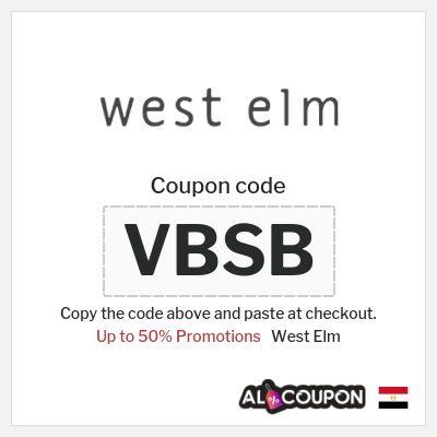 Coupon discount code for West Elm Up to 70% Discounts + 5% Coupons 