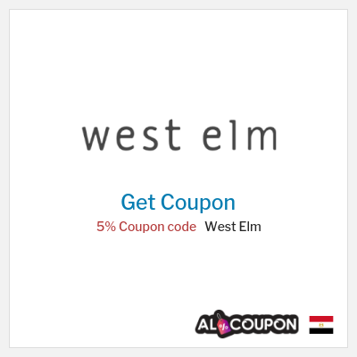 Coupon discount code for West Elm Up to 70% Discounts + 5% Coupons 