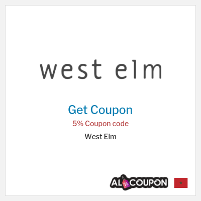 Coupon discount code for West Elm Up to 70% Discounts + 5% Coupons 