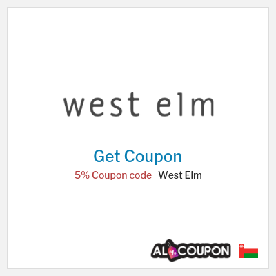 Coupon discount code for West Elm Up to 70% Discounts + 5% Coupons 