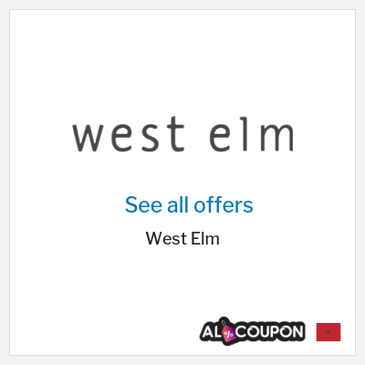 Coupon discount code for West Elm Up to 70% Discounts + 5% Coupons 
