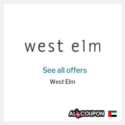 Coupon discount code for West Elm Up to 70% Discounts + 5% Coupons 