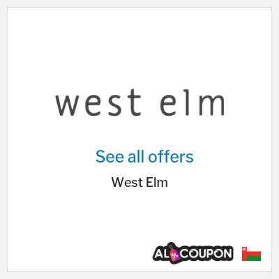 Coupon discount code for West Elm Up to 70% Discounts + 5% Coupons 