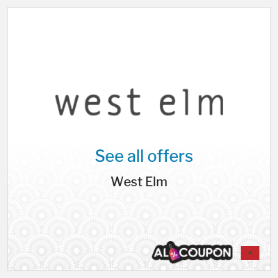 Coupon discount code for West Elm Up to 70% Discounts + 5% Coupons 