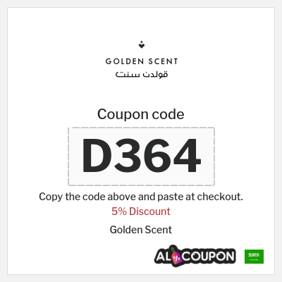 Coupon discount code for Golden Scent 5% Exclusive Coupon Code