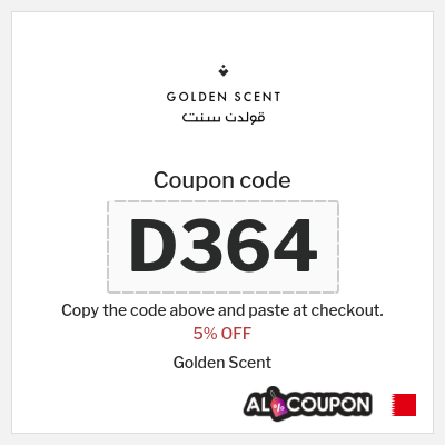 Coupon discount code for Golden Scent 5% OFF