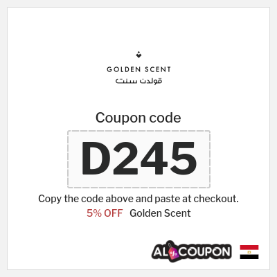 Coupon discount code for Golden Scent 5% Coupons & Discounts