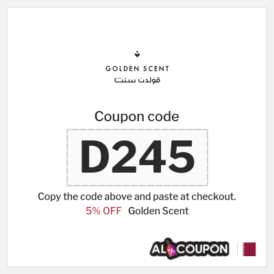 Coupon discount code for Golden Scent 5% OFF