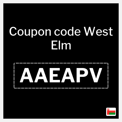 West Elm Coupon (AAEAPV) Verified West Elm Coupon